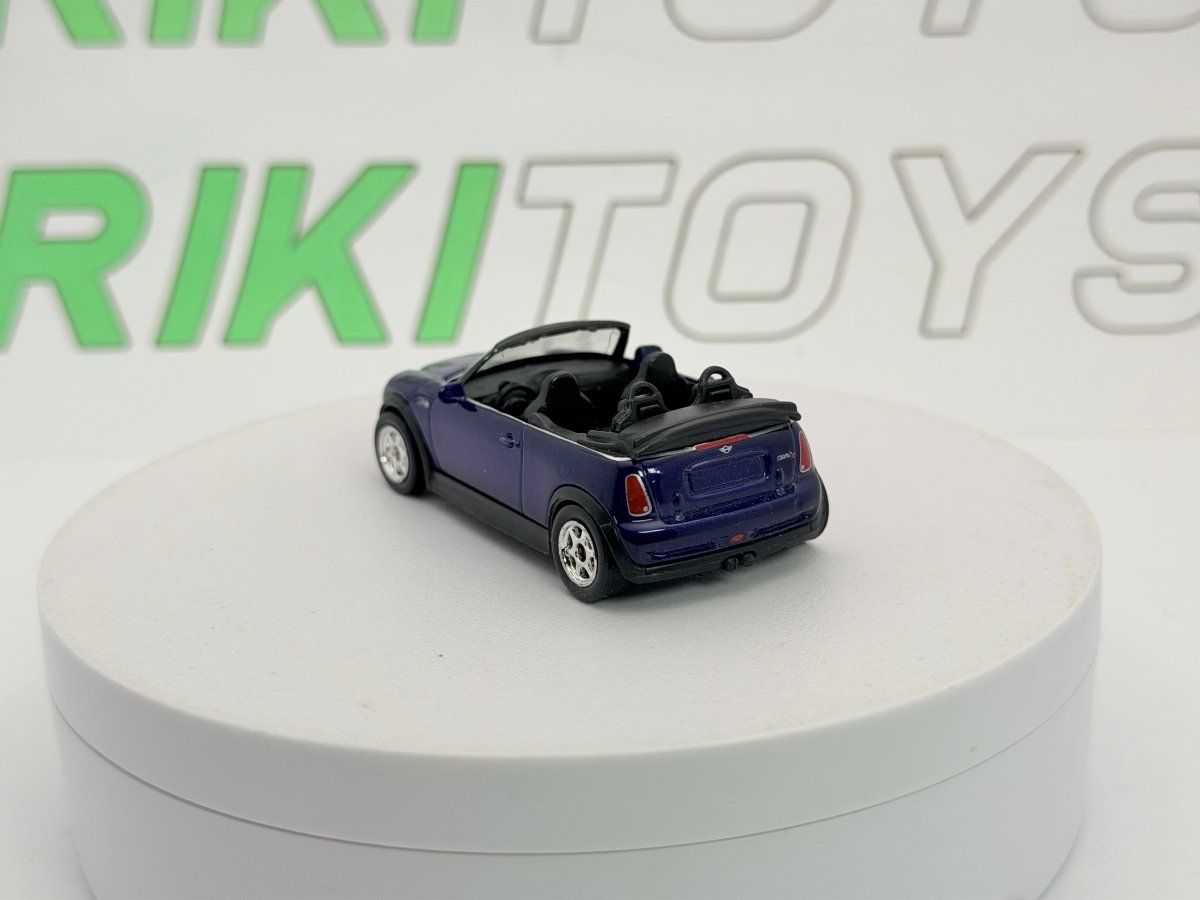 Mini Cooper S Cabrio Welly 1/43 Blu metallizzato - RikiToys - Welly