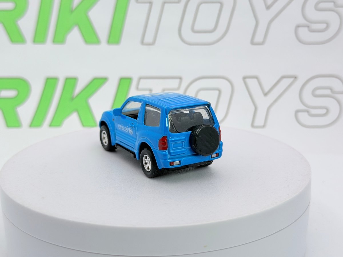 Mitsubishi Pajero 3p Welly 1/60 Azzurro - RikiToys - Welly