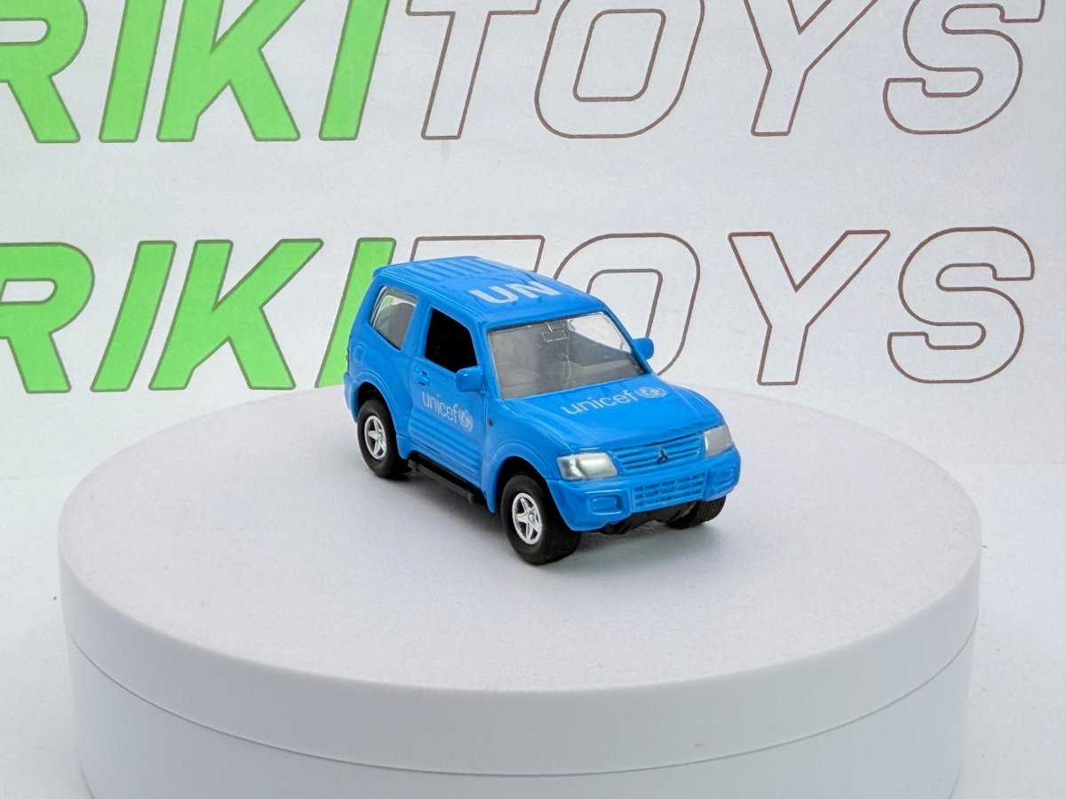 Mitsubishi Pajero 3p Welly 1/60 Azzurro - RikiToys - Welly
