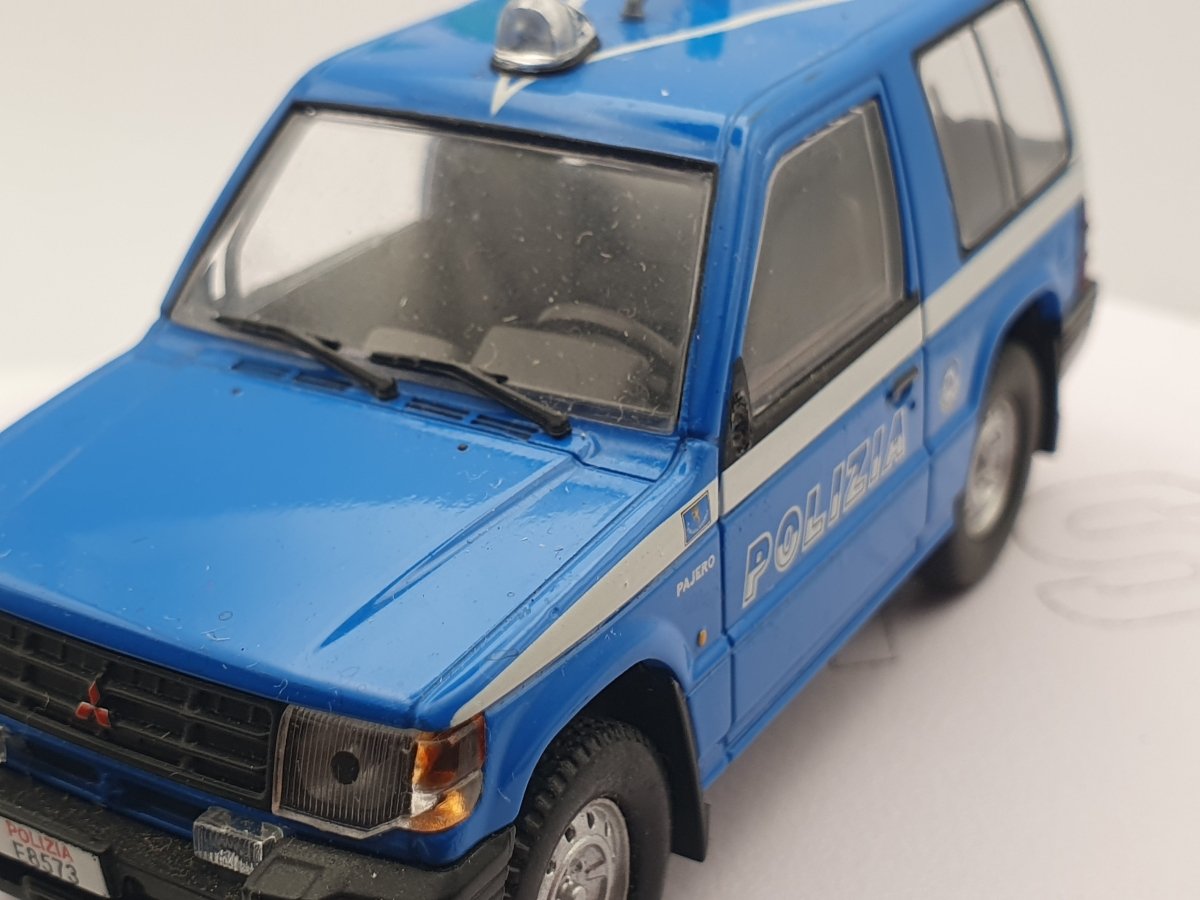 Mitsubishi Pajero Polizia Edicola 1/43 - RikiToys - Edicola#