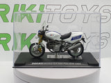 Moto Ducati Monster Polizia (1995) Edicola 1/24 Bianco - RikiToys - Edicola#