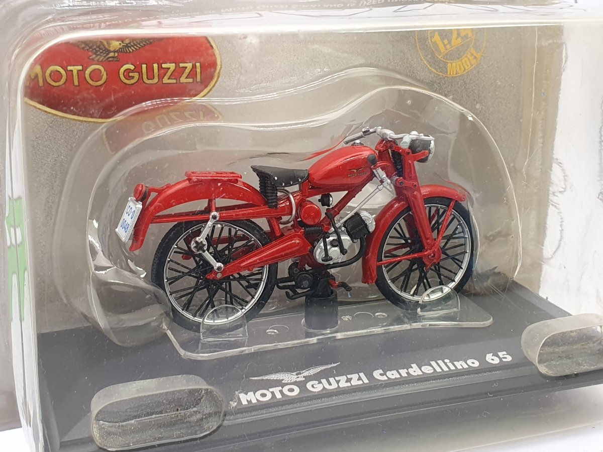 Moto Guzzi Cardellino Starline 1/24 Rosso 1946 - RikiToys - Starline