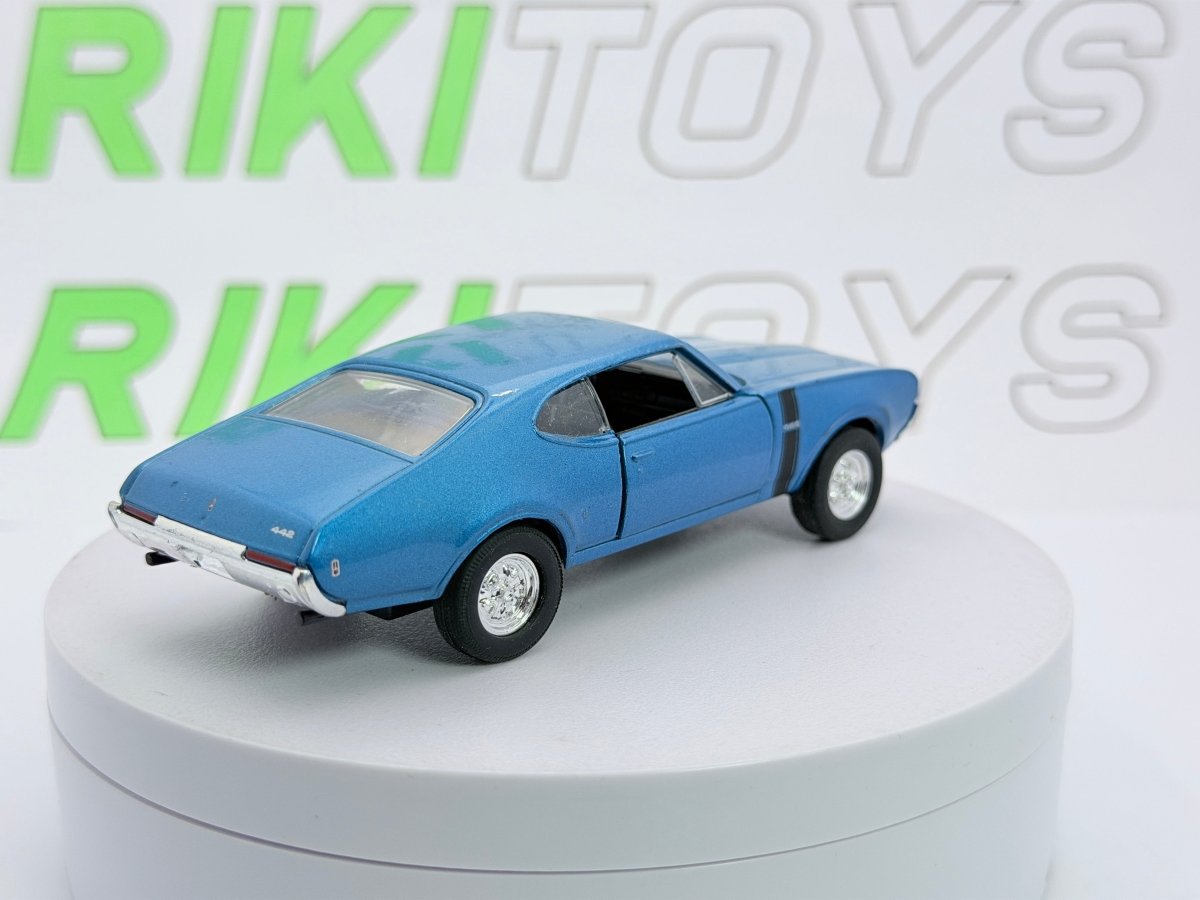 Oldsmobile 442 Welly 1/40 Azzurro 1968 - RikiToys - Welly