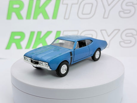 Oldsmobile 442 Welly 1/40 Azzurro 1968 - RikiToys - Welly
