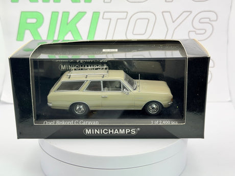 Opel Rekord C SW Minichamps 1/43 Beige - RikiToys - Minichamps