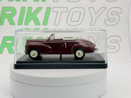 Peugeot 203 Cabrio Norev 1/43 Rosso scuro 1953 - RikiToys - Norev