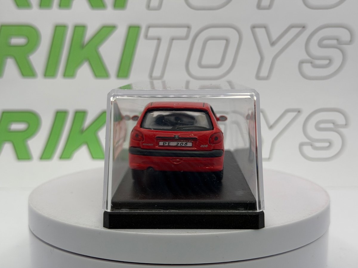 Peugeot 206 Cararama 1/43 Rosso - RikiToys - Cararama