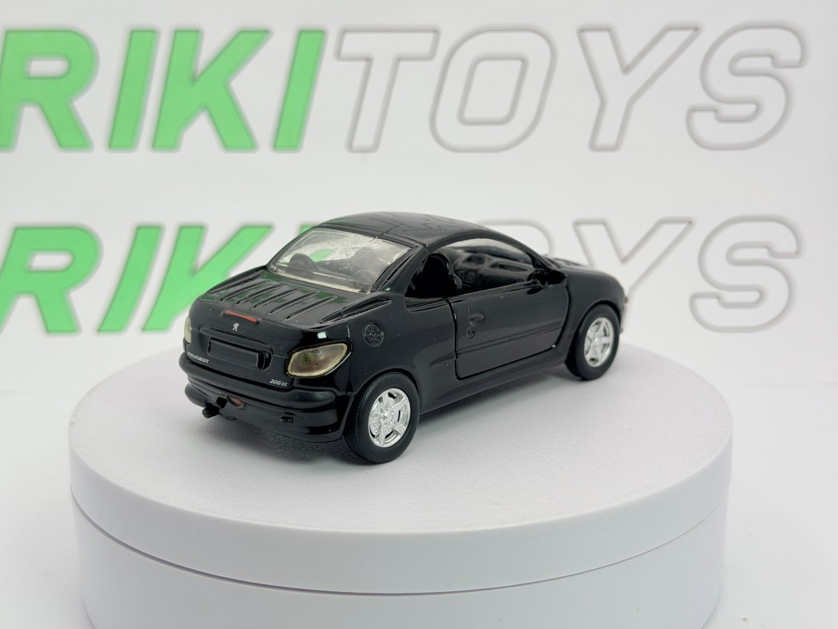 Peugeot 206 CC Tintoys 1/36 Nero - RikiToys - Tintoys