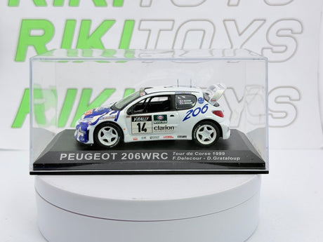 Peugeot 206 WRC Edicola 1/43 Bianco 1999 - RikiToys - Edicola#