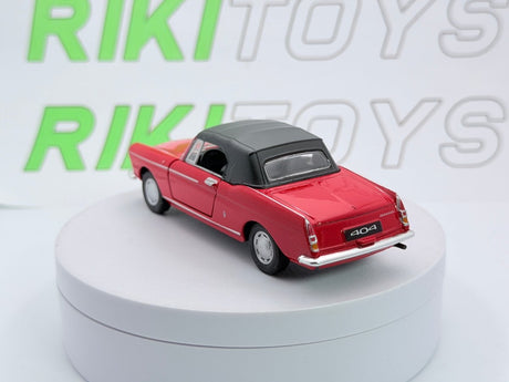 Peugeot 404 Cabrio Welly 1/38 Rosso - RikiToys - Welly