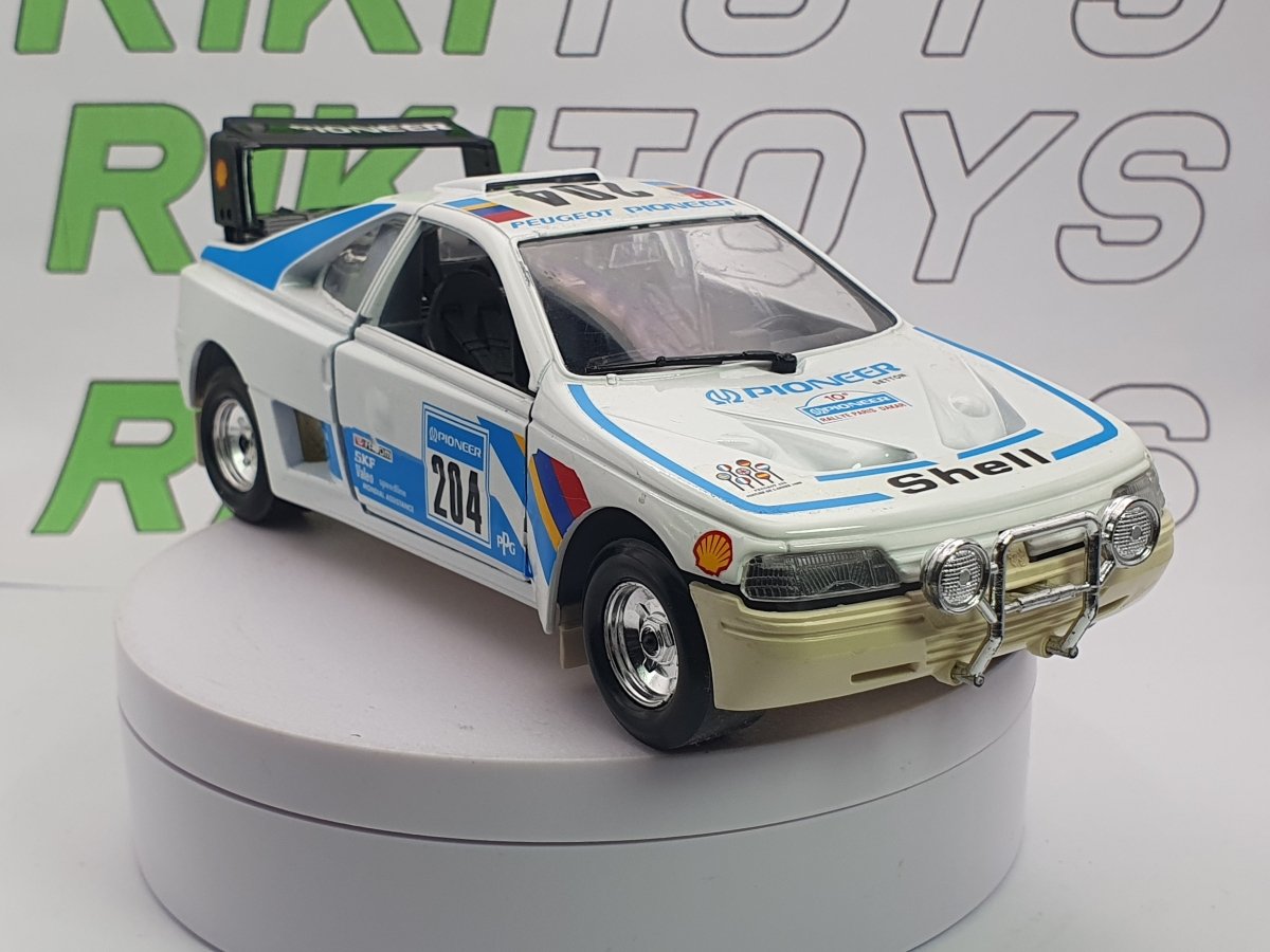Peugeot 405 T 16 Burago 1/24 Bianco 1988 - RikiToys - Burago