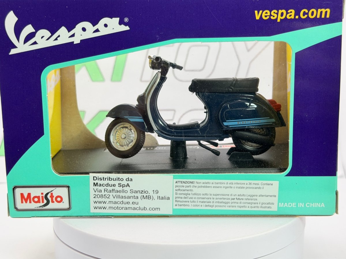 Piaggio Vespa 125 ET 3 Maisto 1/18 Blu 1973 - RikiToys - Maisto