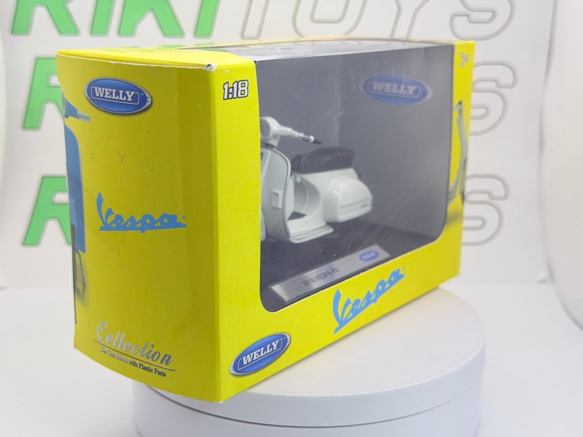 Piaggio Vespa 125 PX Maisto 1/18 Bianco 2016 - RikiToys - Maisto