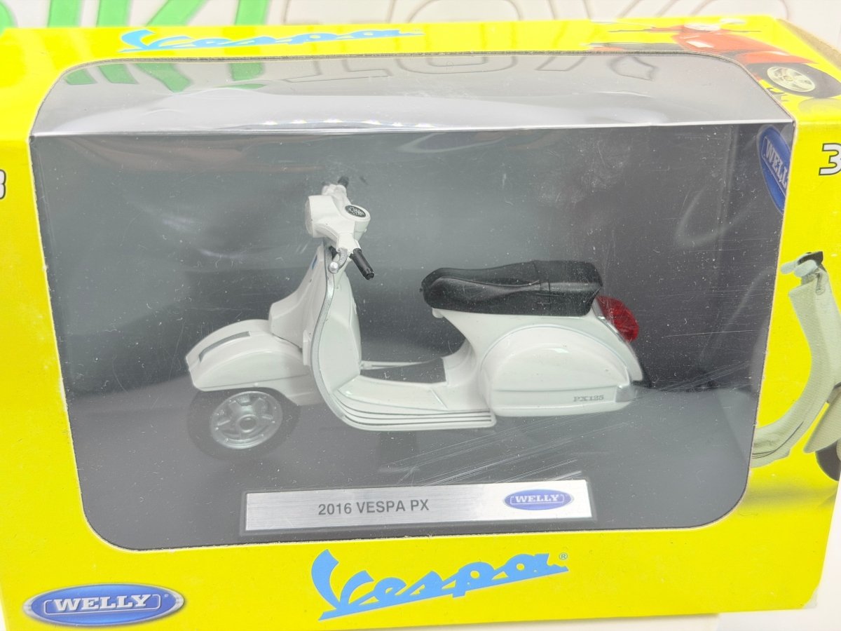 Piaggio Vespa 125 PX Maisto 1/18 Bianco 2016 - RikiToys - Maisto