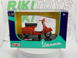 Piaggio Vespa GTR Maisto 1/18 Arancione 1968 - RikiToys - Maisto