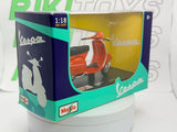 Piaggio Vespa GTR Maisto 1/18 Arancione 1968 - RikiToys - Maisto