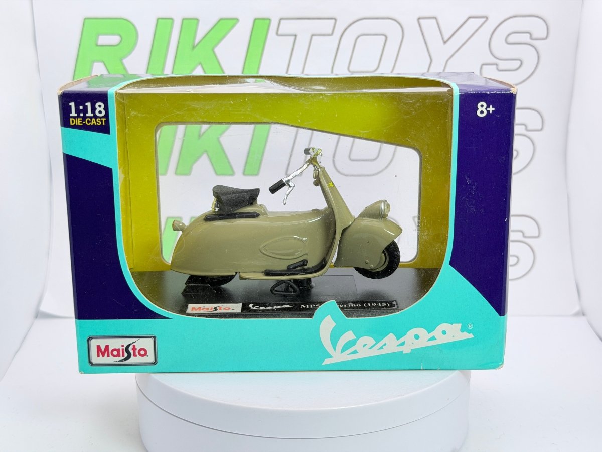 Piaggio Vespa Paperino Maisto 1/18 Marrone 1945 - RikiToys - Maisto