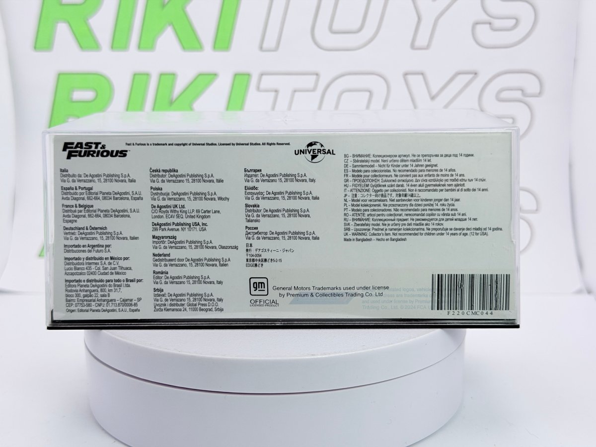 Plymouth Barracuda Edicola 1/43 Nero - RikiToys - Edicola#