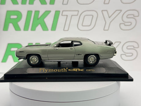 Plymouth GTX Road Signature 1/43 Argento 1971 - RikiToys - Road Signature