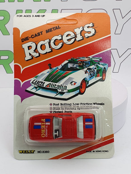 Pontiac Fiero Turbo Welly 1/60 Rosso - RikiToys - Welly