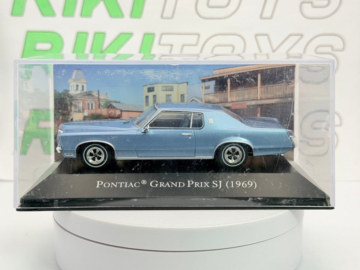 Pontiac Gran Prix SJ Edicola 1/43 Azzurro metallizzato 1969 - RikiToys - Edicola