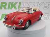 Porsche 356 B Cabrio Burago 1/24 Rosso 1961 - RikiToys - Burago