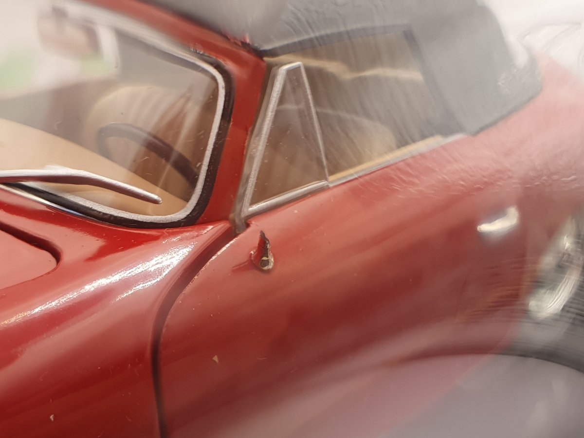 Porsche 356 Cabrio Edicola 1/24 Rosso - RikiToys - Edicola#
