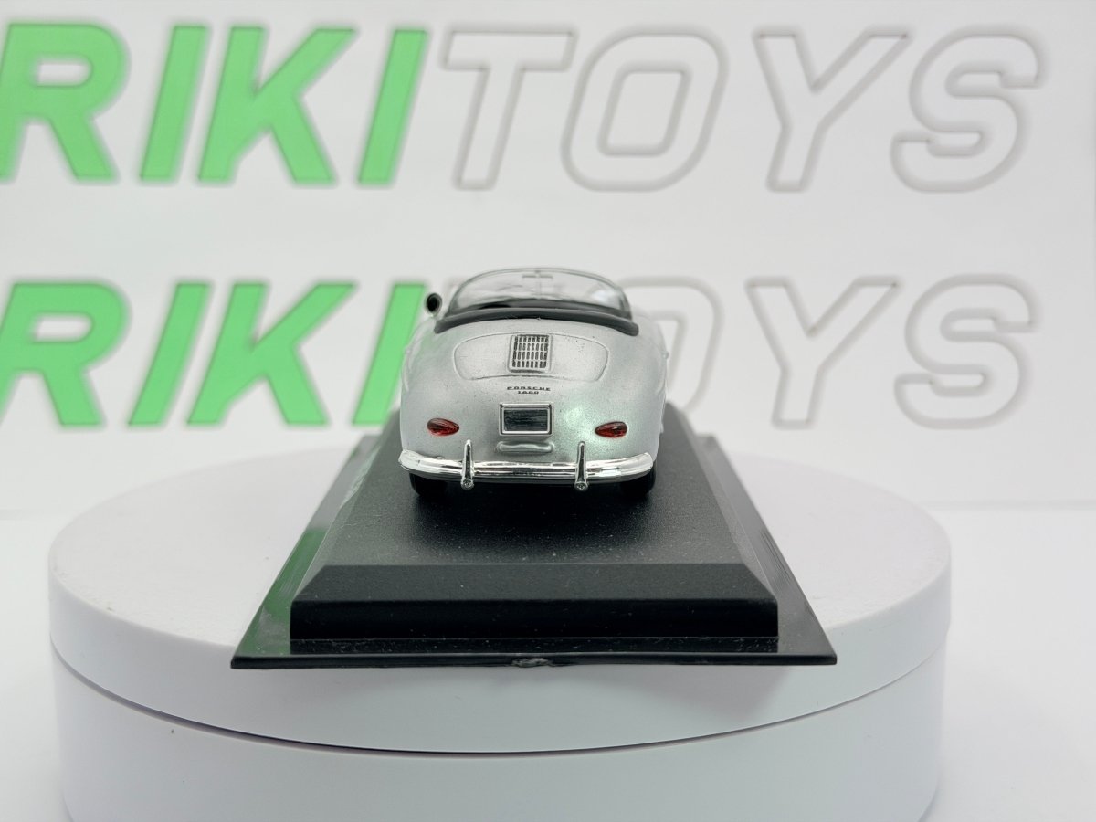 Porsche 356 Speedster Del Prado 1/43 Argento 1955 - RikiToys - Del Prado