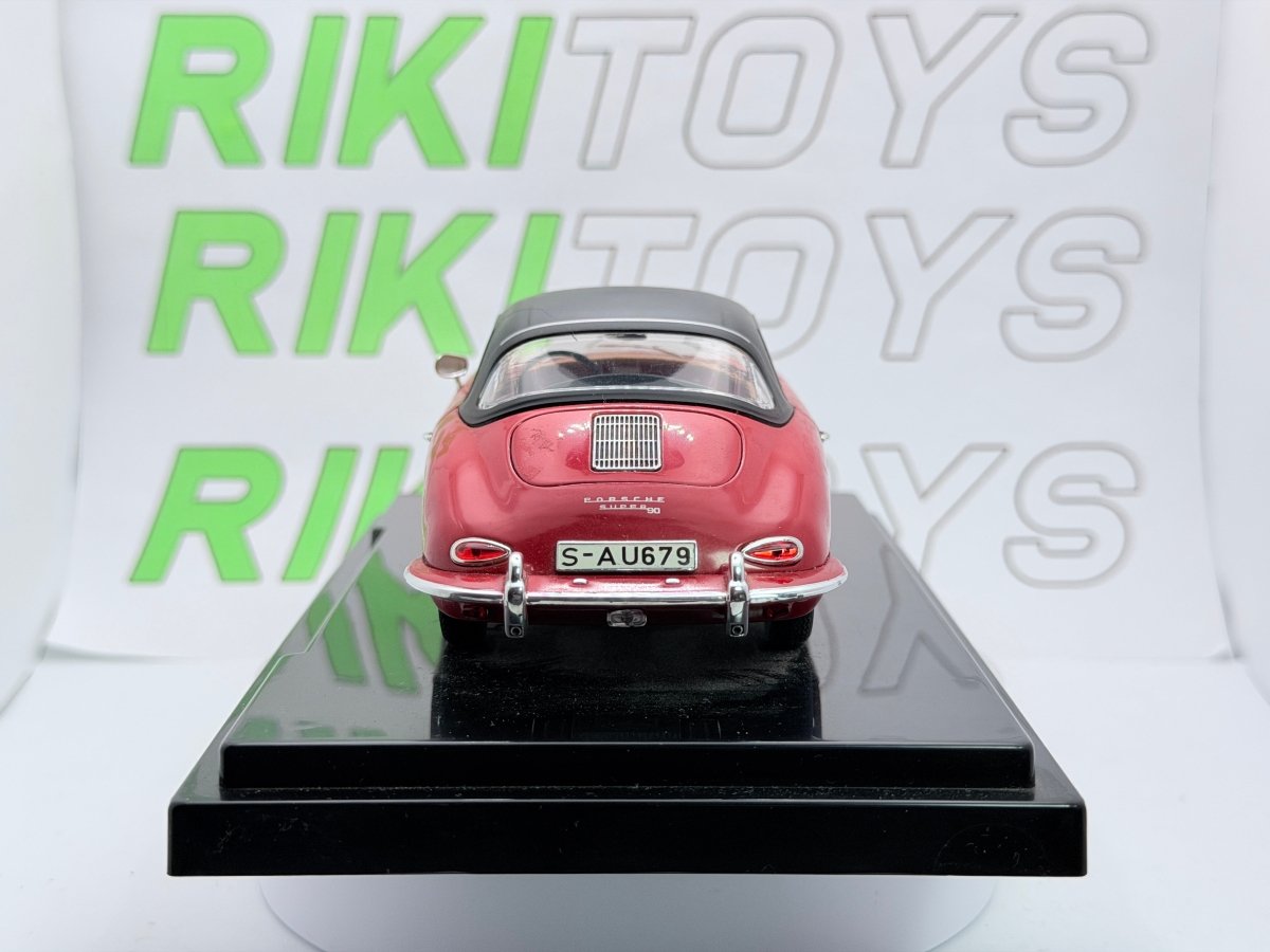 Porsche 356 super 90 Edicola 1/24 Rosso 1962 - RikiToys - Edicola#