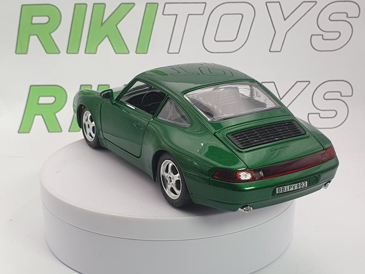Porsche 911 993 Burago 1/24 Verde 1993 - RikiToys - Burago