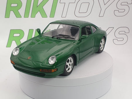 Porsche 911 993 Burago 1/24 Verde 1993 - RikiToys - Burago