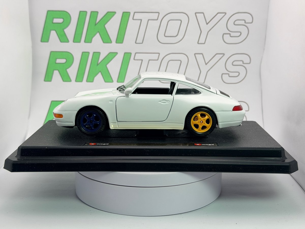 Porsche 911 993 Cup Burago 1/24 Bianco 1993 - RikiToys - Burago