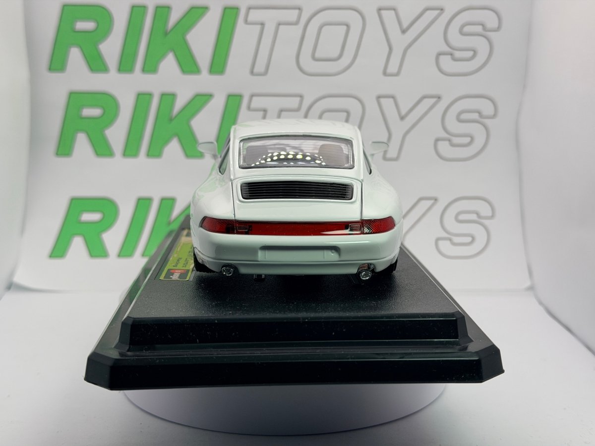 Porsche 911 993 Cup Burago 1/24 Bianco 1993 - RikiToys - Burago