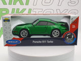 Porsche 911 993 Turbo Welly 1/40 Verde - RikiToys - Welly
