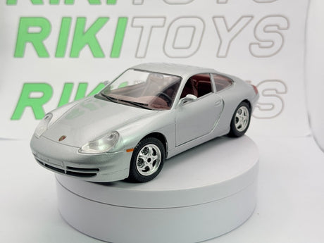 Porsche 911 996 Burago 1/24 Argento - RikiToys - Burago