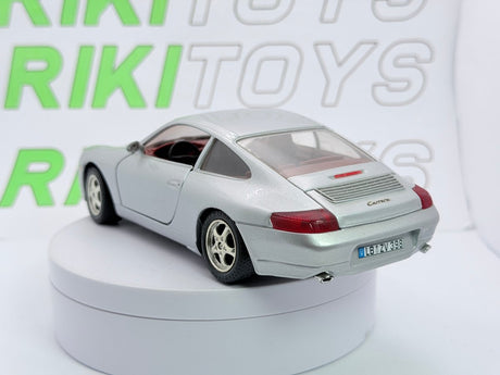 Porsche 911 997 Burago 1/24 Argento 1996 - RikiToys - Burago