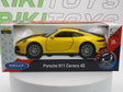 Porsche 911 Carrera 4 S Welly 1/40 Giallo - RikiToys - Welly