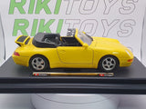 Porsche 911 Carrera 993 Burago 1/24 Giallo 1993 - RikiToys - Burago