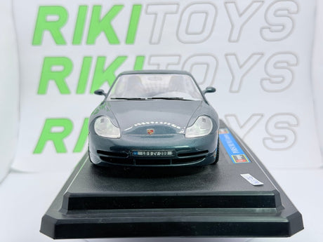 Porsche 911 Carrera 996 Burago 1/24 Grigio metallizzato - RikiToys - Burago