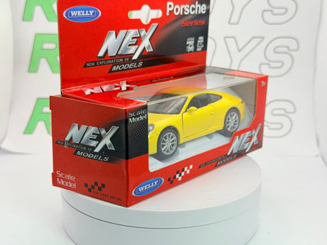 Porsche 911 Carrera 997 Welly 1/38 Giallo - RikiToys - Welly