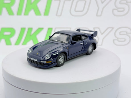 Porsche 911 GT2 Cararama 1/43 Blu - RikiToys - Cararama#