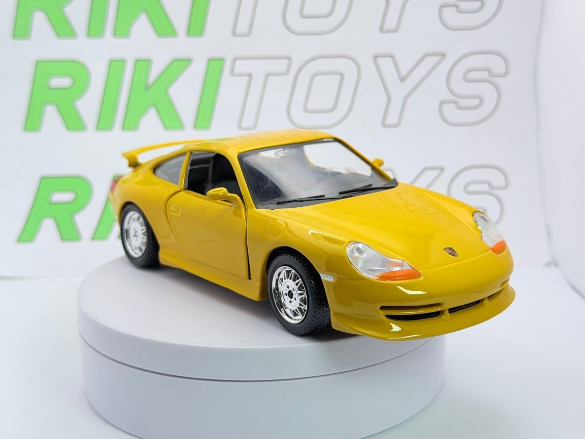 Porsche 911 GT3 Burago 1/24 Giallo 1997 - RikiToys - Burago