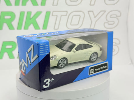 Porsche 911 Turbo 997 RMZ City 1/43 Bianco 2004 - RikiToys - RMZ City