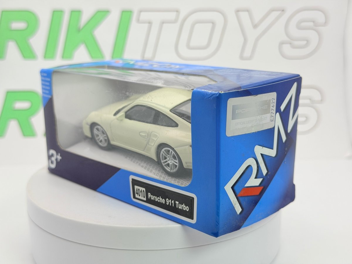 Porsche 911 Turbo 997 RMZ City 1/43 Bianco 2004 - RikiToys - RMZ City