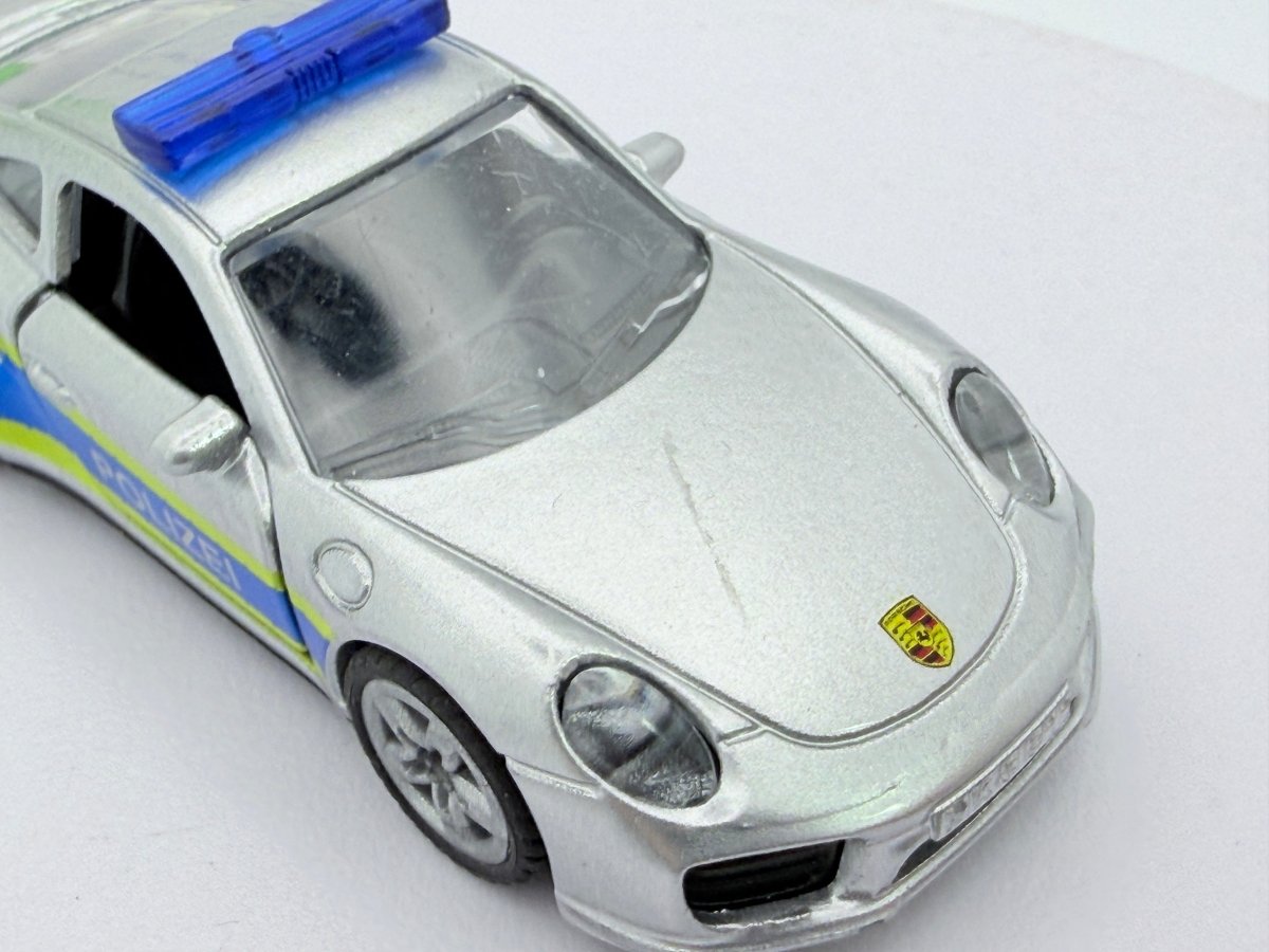 Porsche 911 Turbo S Siku 1/60 Argento - RikiToys - Siku