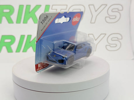 Porsche 911 Turbo S Siku 1/60 Blu metallizzato - RikiToys - Siku
