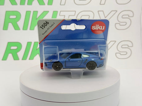 Porsche 911 Turbo S Siku 1/60 Blu metallizzato - RikiToys - Siku