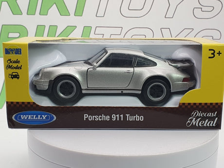 Porsche 911 Turbo Welly 1/40 Argento 1974 - RikiToys - Welly