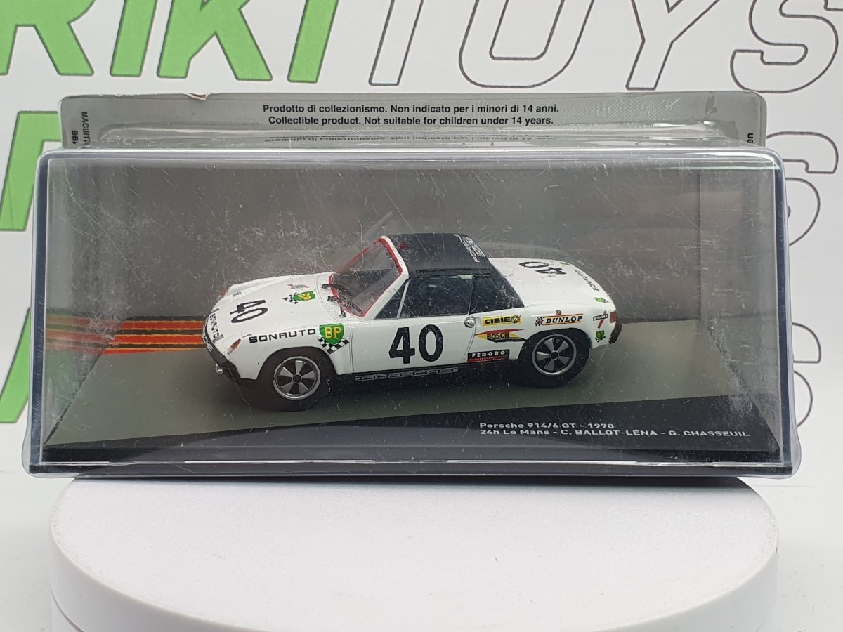Porsche 914/6 GT Edicola 1/43 Bianco 1970 - RikiToys - Edicola