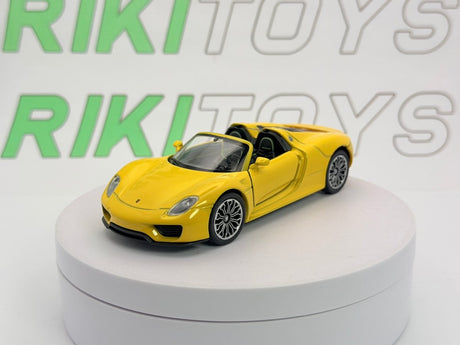 Porsche 918 Spyder Welly 1/38 Giallo - RikiToys - Welly